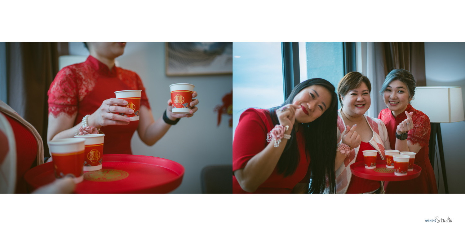 Yit Loong & Diana candid wedding celebration moment, story opener frame 49, by Famous Bridal Kuantan