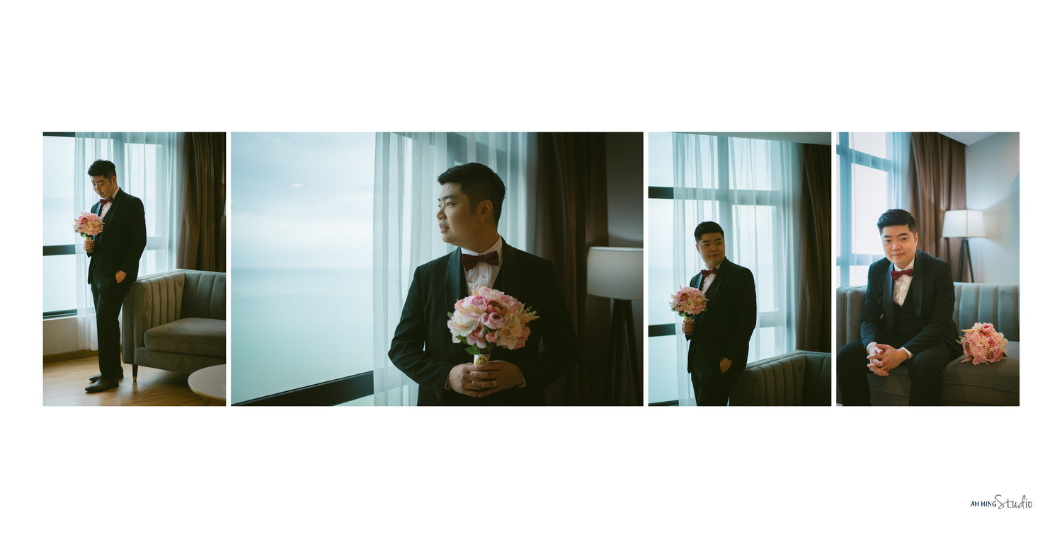 Yit Loong & Diana wedding ceremony entrance, family memory frame 59, by Famous Bridal Kuantan