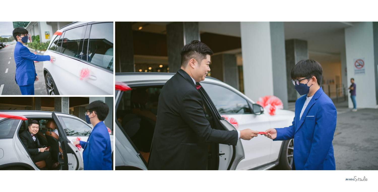 Yit Loong & Diana family blessing wedding portrait, quiet in-between moment frame 26, by Famous Bridal Kuantan