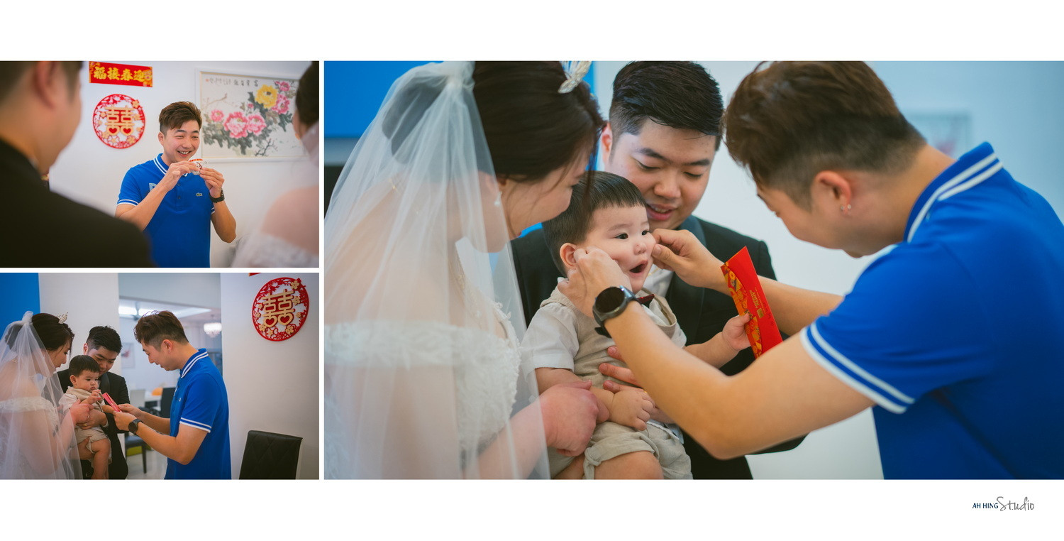 Yit Loong & Diana wedding gate-crash game moment, celebration rhythm frame 87, by Famous Bridal Kuantan