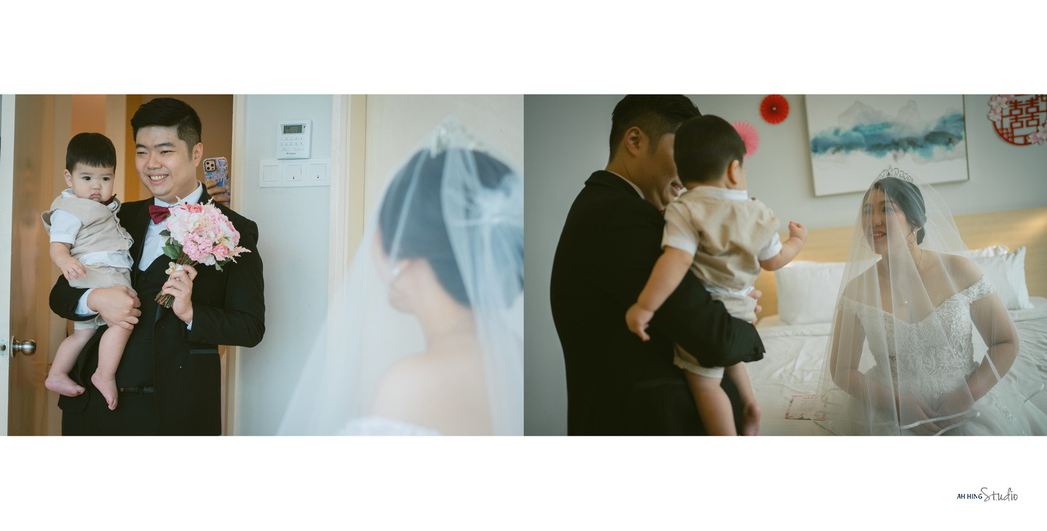 Yit Loong & Diana guest candid wedding photo, guided portrait sequence frame 38, by Famous Bridal Kuantan