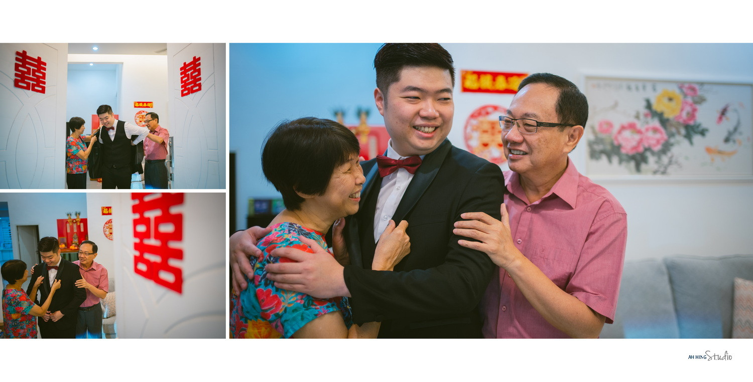 Yit Loong & Diana opening wedding-day documentary moment, natural movement frame 21, by Famous Bridal Kuantan