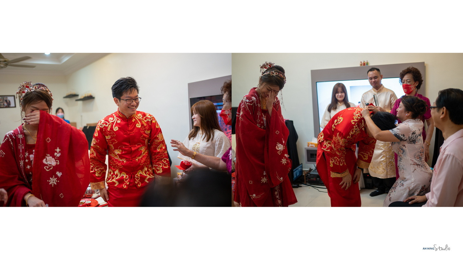 Zhen Hui & May Lee bridal party group portrait, natural movement frame 125, by Famous Bridal Kuantan