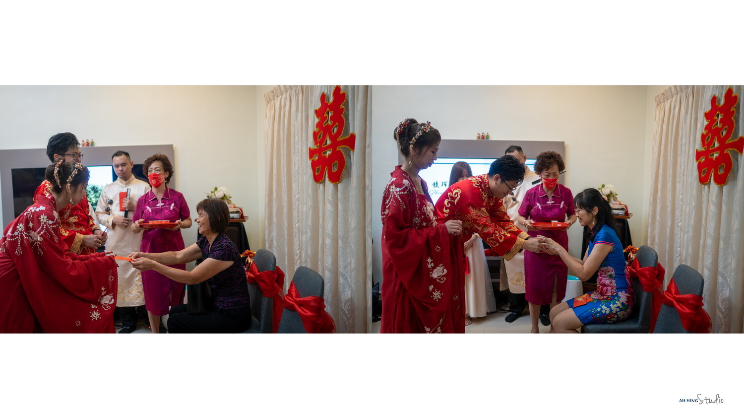Zhen Hui & May Lee candid wedding celebration moment, story opener frame 129, by Famous Bridal Kuantan