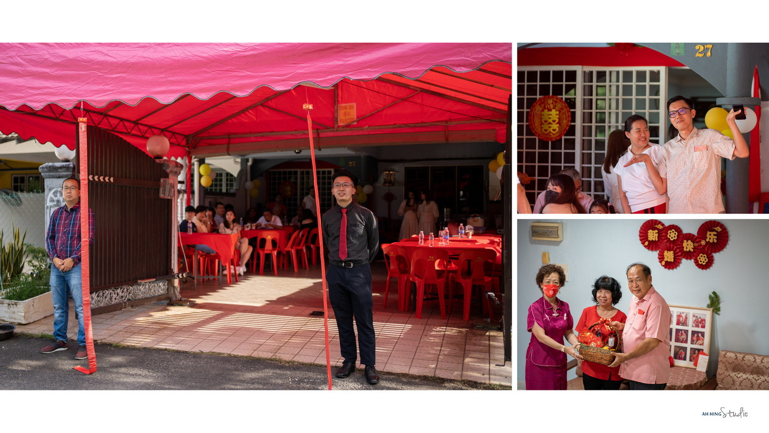 Zhen Hui & May Lee traditional Chinese wedding detail, guided portrait sequence frame 30, by Famous Bridal Kuantan