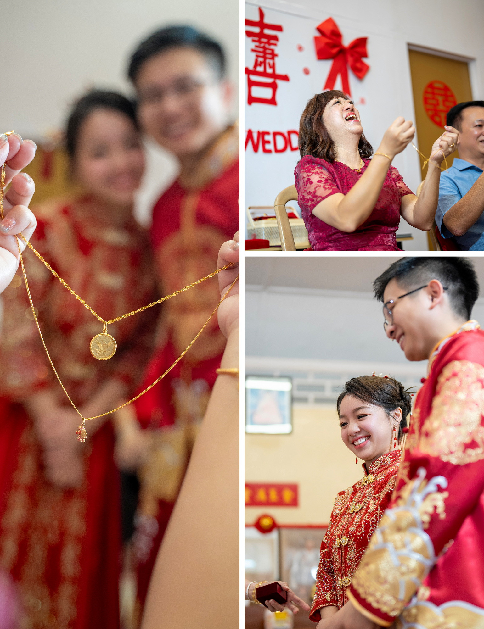 Zhen Wei & Chen Xian traditional Chinese wedding detail, quiet in-between moment frame 10, by Famous Bridal Kuantan