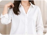 Button / zip-front top by Famous Bridal