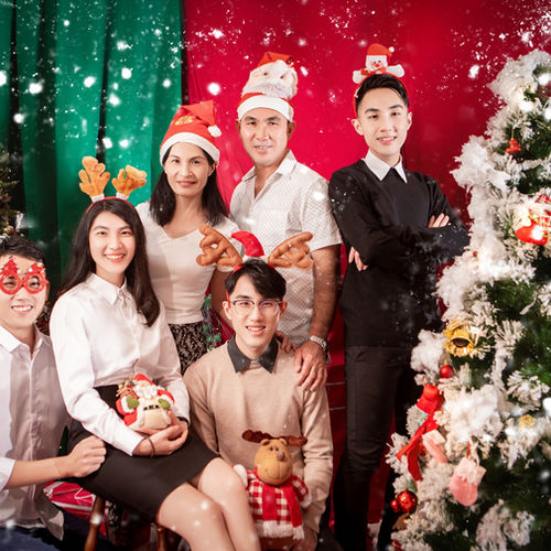 Kuantan Christmas Deco Family Studio photo shoot