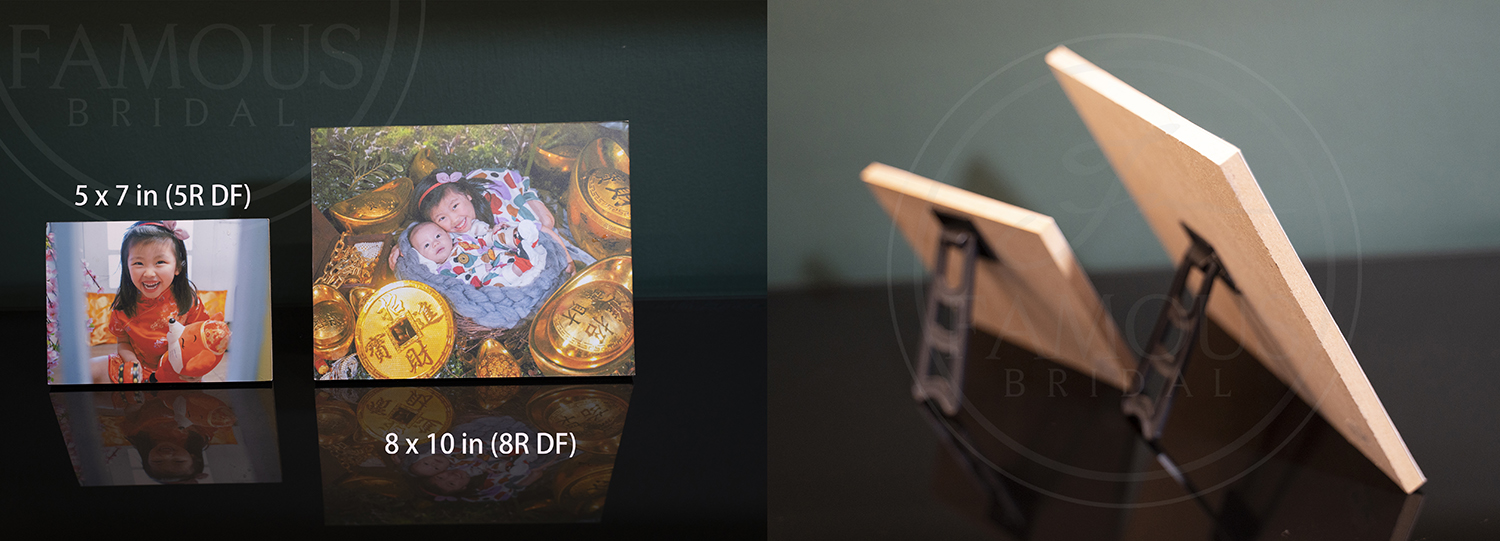 5R and 8R desk photo frame styles