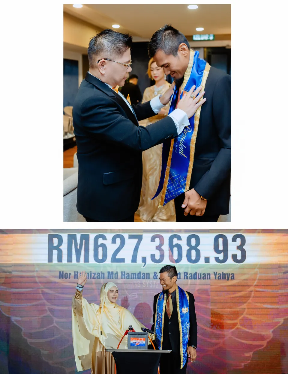 BOInternational Forever Living 2024 Gala Night gala dinner guest table photo, venue context frame 03, by Famous Bridal Kuantan