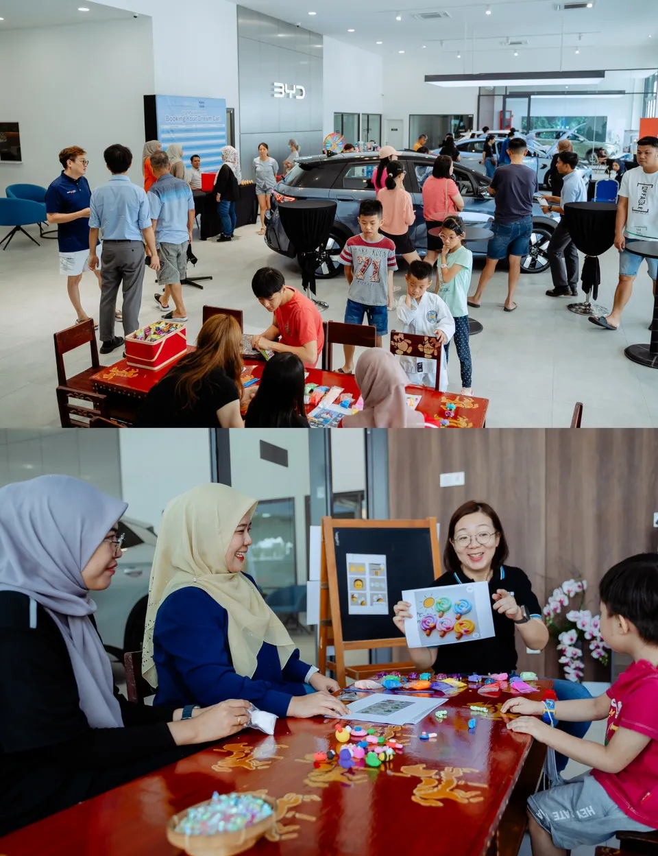 BYD Evolve Day at Macinda EV Kuantan vehicle display event photo, program highlight frame 09, by Famous Bridal Kuantan