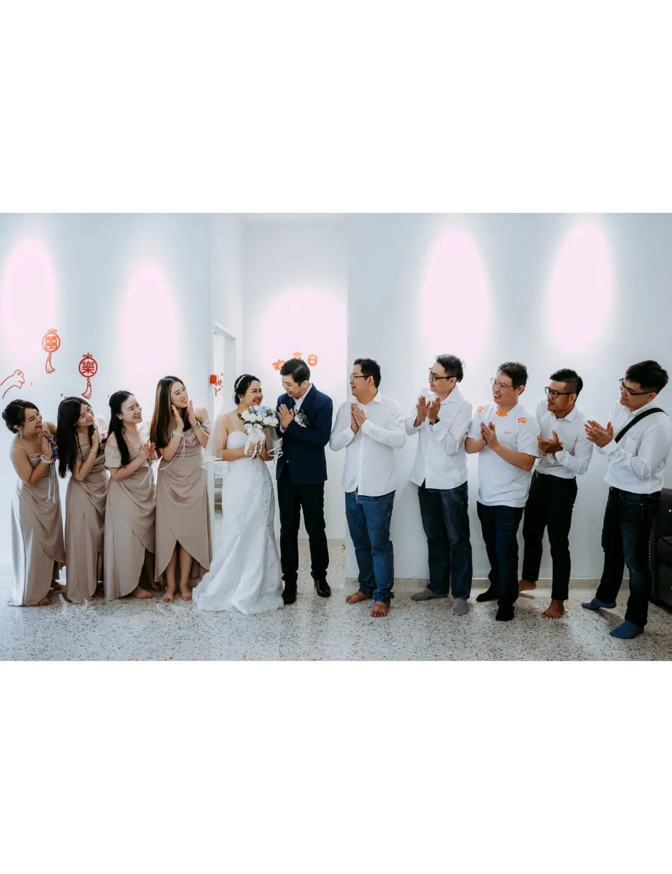 Calvin Yin & Vicky Phong wedding gate-crash game moment, celebration rhythm frame 07, by Famous Bridal Kuantan
