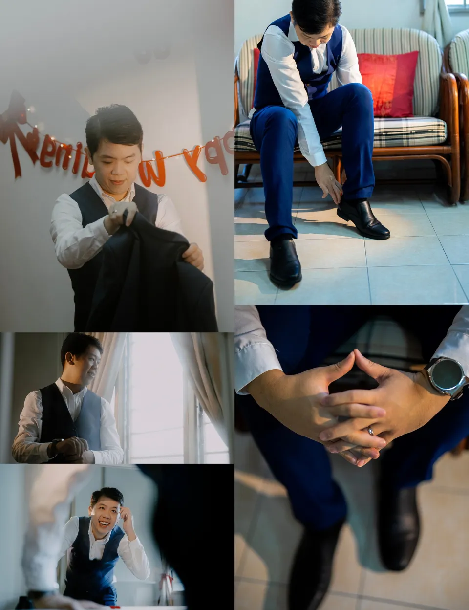 Calvin Yin & Vicky Phong Chinese tea ceremony blessing, celebration rhythm frame 23, by Famous Bridal Kuantan