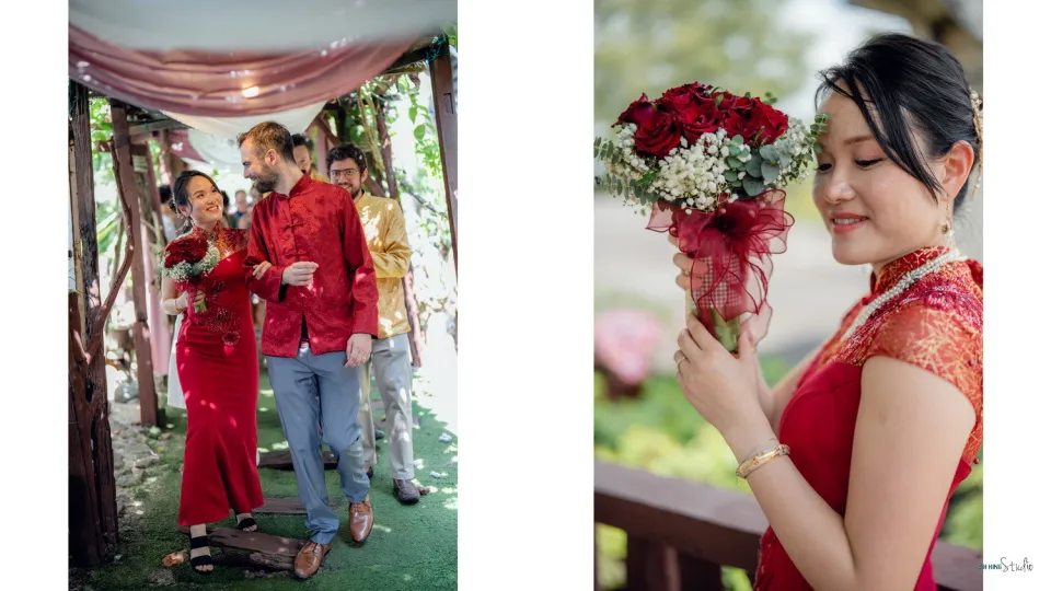 Dario & Adeline wedding ceremony entrance, celebration rhythm frame 79, by Famous Bridal Kuantan
