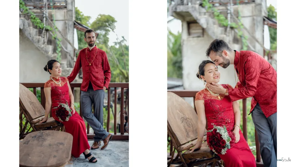 Dario & Adeline wedding ceremony entrance, family memory frame 99, by Famous Bridal Kuantan