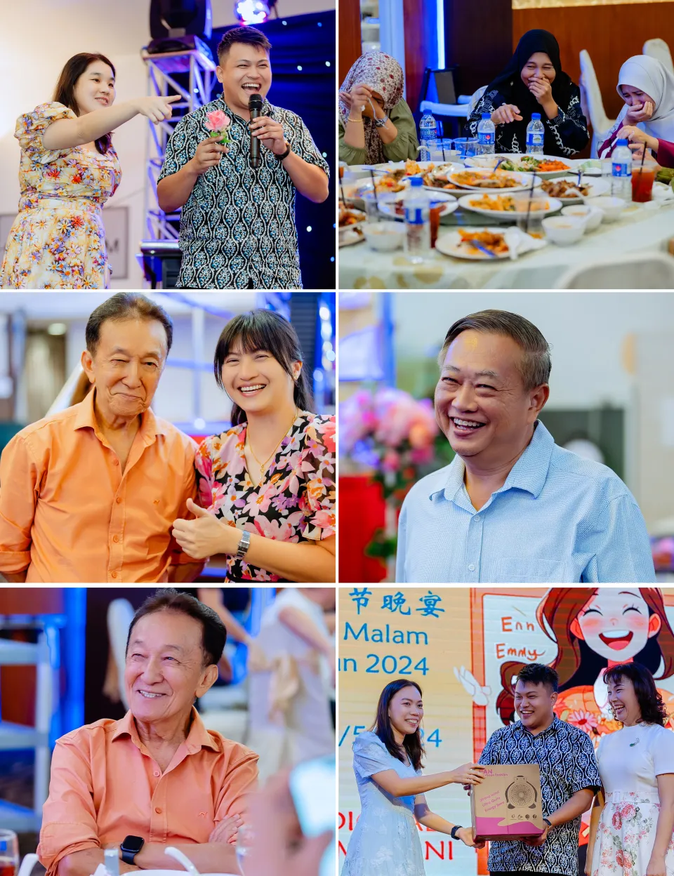 公民学校教师节晚宴 dinner guest interaction photo, presentation detail frame 07, by Famous Bridal Kuantan