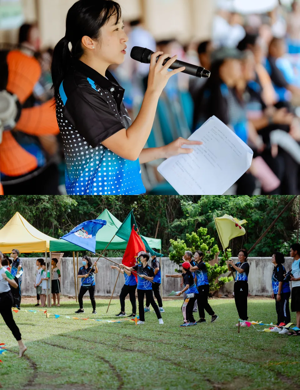 培才运动会 sports day team cheering photo, people-focused moment frame 34, by Famous Bridal Kuantan