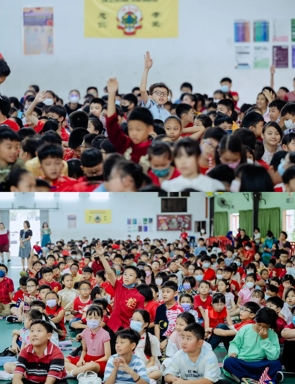 培才华小爱国歌曲歌唱比赛 singing competition award presentation, reporting image frame 12, by Famous Bridal Kuantan