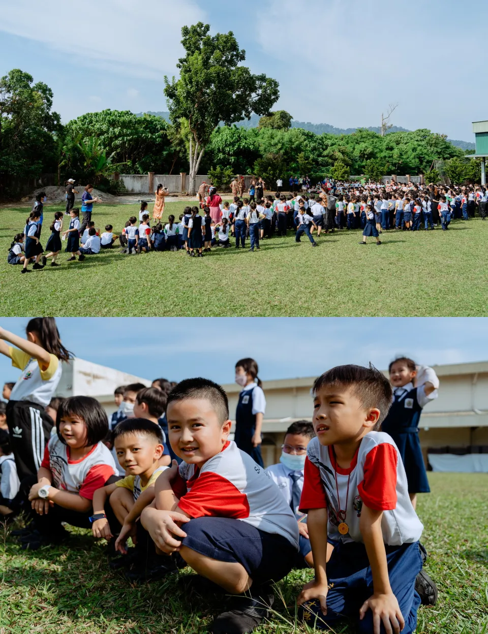 培才华校紧急疏散火警演习 school safety briefing photo, event atmosphere frame 08, by Famous Bridal Kuantan