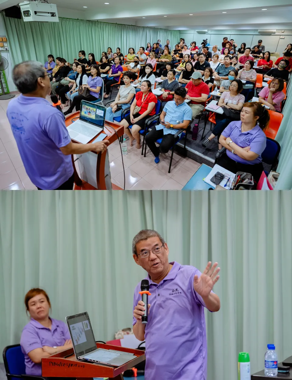 第十届儿童文学阅读营 facilitator with students event photo, people-focused moment frame 18, by Famous Bridal Kuantan