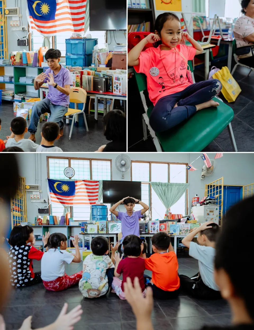 第十届儿童文学阅读营 group learning activity photo, venue context frame 03, by Famous Bridal Kuantan