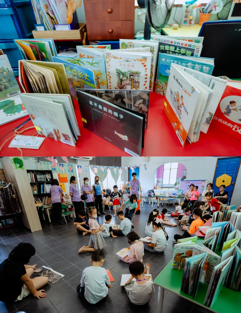 第十届儿童文学阅读营 student reading activity photo, program highlight frame 01, by Famous Bridal Kuantan
