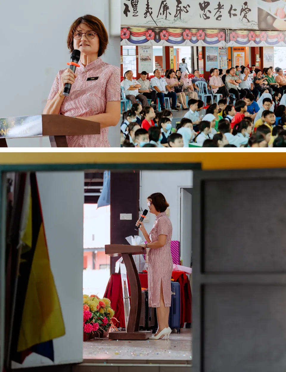 詹玉叶老师荣休欢送会 appreciation presentation event photo, people-focused moment frame 02, by Famous Bridal Kuantan