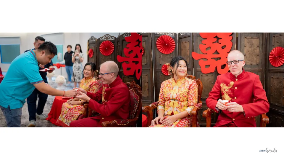 Michel & Yee Ning candid wedding celebration moment, natural movement frame 69, by Famous Bridal Kuantan