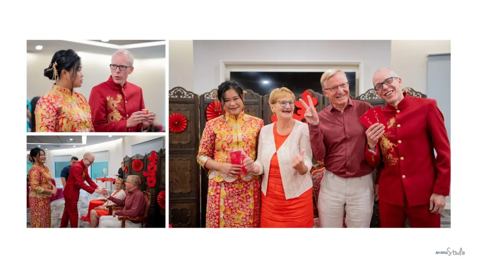 Michel & Yee Ning wedding dinner celebration photo, guided portrait sequence frame 54, by Famous Bridal Kuantan