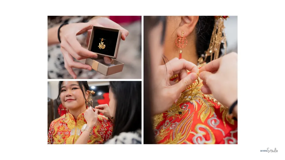 Michel & Yee Ning family blessing wedding portrait, quiet in-between moment frame 66, by Famous Bridal Kuantan