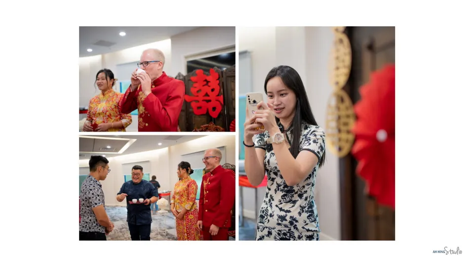 Michel & Yee Ning family group wedding photo, family memory frame 75, by Famous Bridal Kuantan