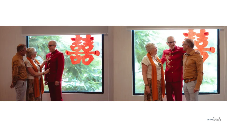 Michel & Yee Ning wedding morning ceremony moment, documentary transition frame 24, by Famous Bridal Kuantan