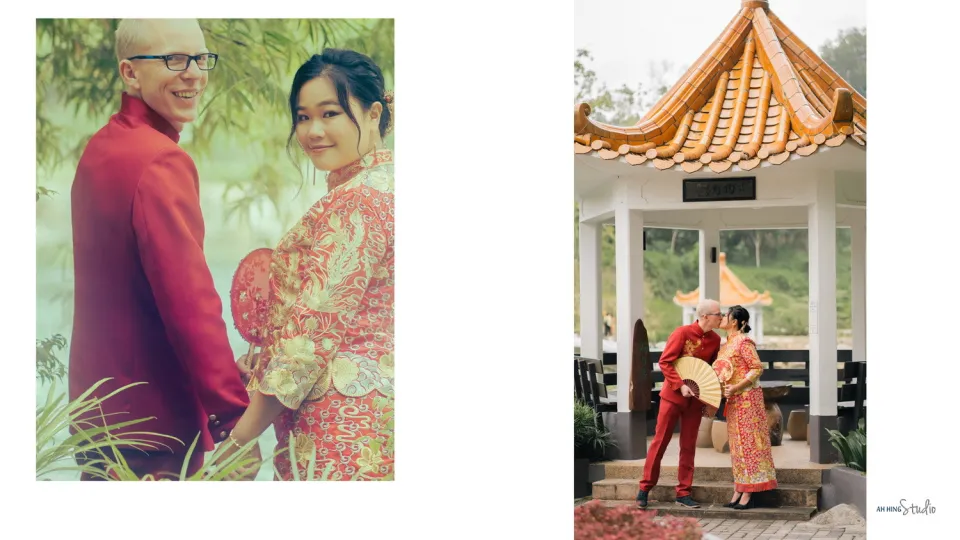 Michel & Yee Ning opening wedding-day documentary moment, story opener frame 01, by Famous Bridal Kuantan