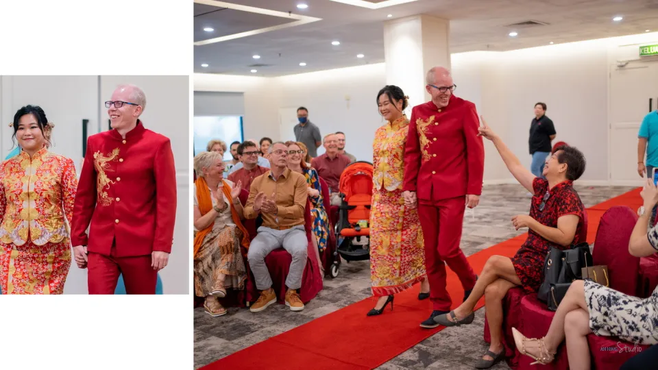 Michel & Yee Ning quiet couple portrait on wedding day, celebration rhythm frame 31, by Famous Bridal Kuantan