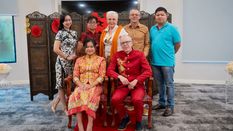 Michel & Yee Ning wedding reception detail, documentary transition frame 88, by Famous Bridal Kuantan