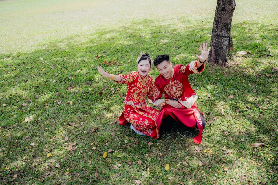 Song Run & Sue Xin family group wedding photo, celebration rhythm frame 135, by Famous Bridal Kuantan