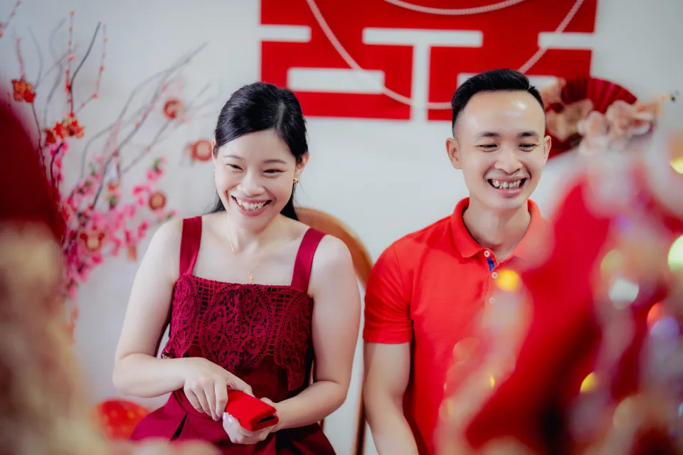 Song Run & Sue Xin wedding gate-crash game moment, celebration rhythm frame 47, by Famous Bridal Kuantan