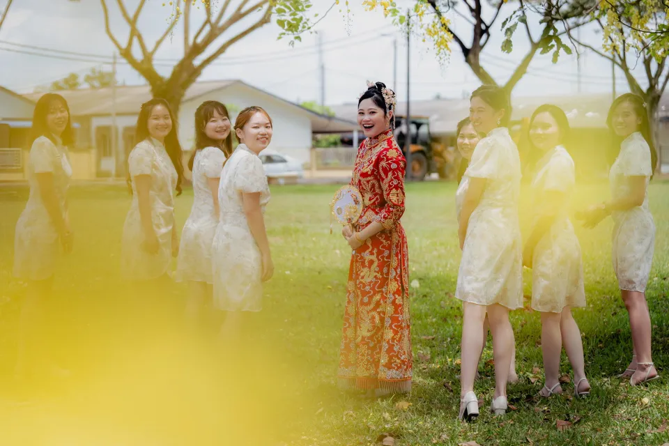 Song Run & Sue Xin wedding morning ceremony moment, album detail frame 84, by Famous Bridal Kuantan