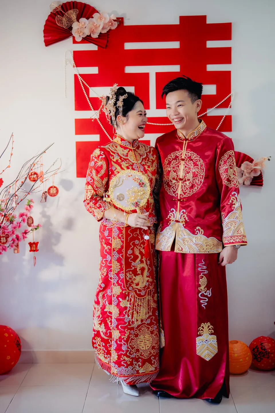 Song Run & Sue Xin Chinese tea ceremony blessing, celebration rhythm frame 63, by Famous Bridal Kuantan