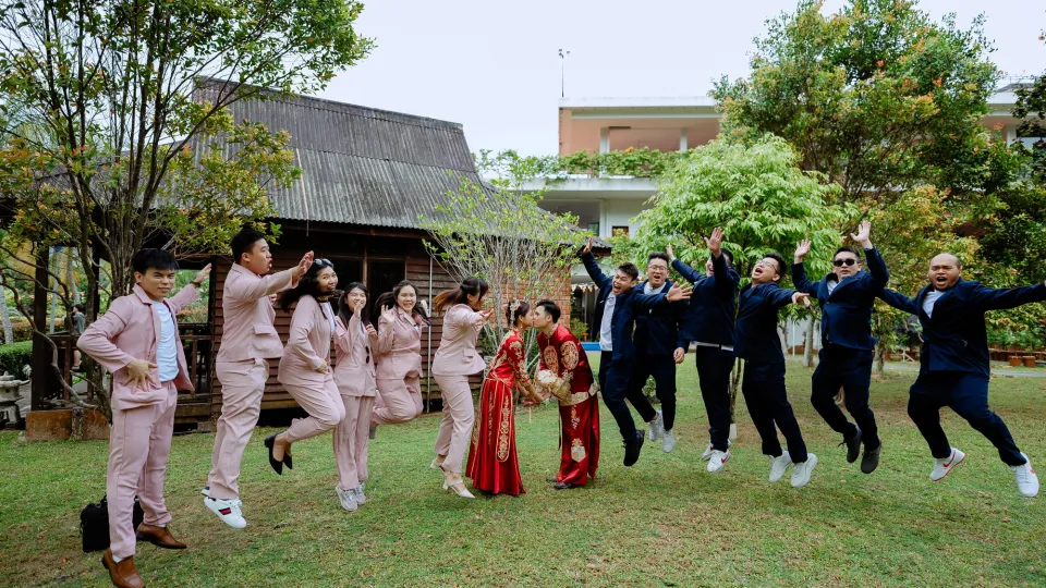 Su Leng & Sook Yin family group wedding photo, family memory frame 75, by Famous Bridal Kuantan