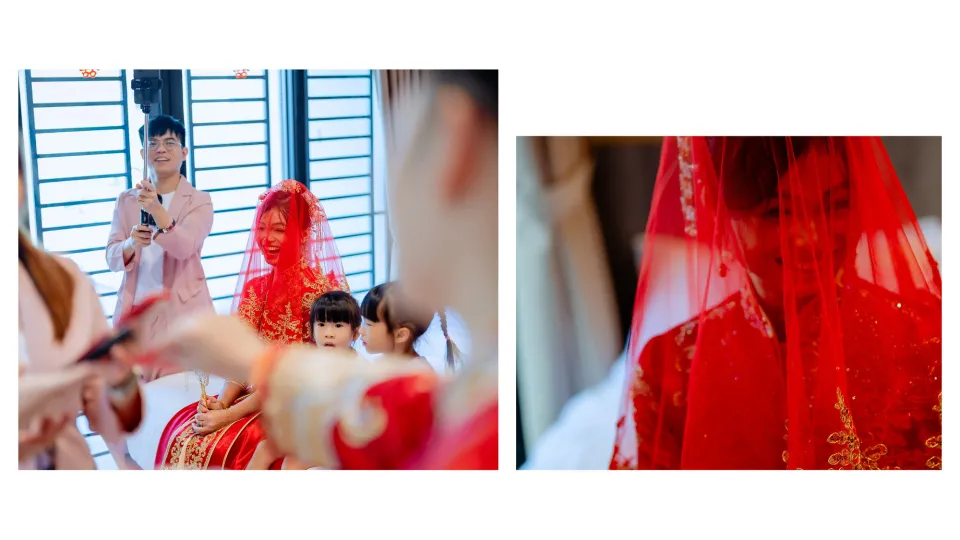 Su Leng & Sook Yin guest candid wedding photo, quiet in-between moment frame 58, by Famous Bridal Kuantan