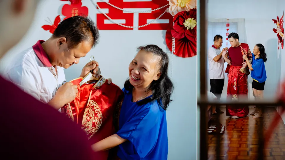 Su Leng & Sook Yin wedding morning ceremony moment, documentary transition frame 24, by Famous Bridal Kuantan