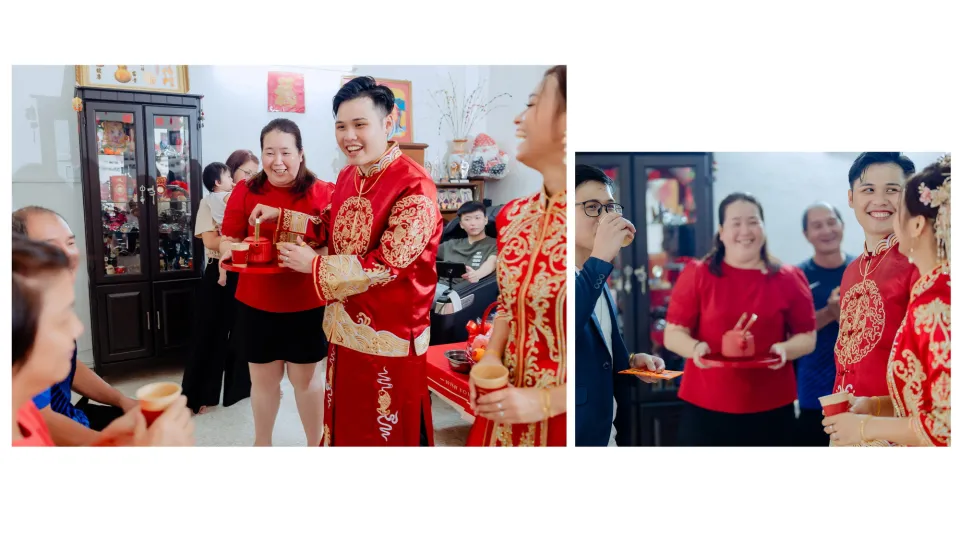 Su Leng & Sook Yin wedding morning ceremony moment, album detail frame 84, by Famous Bridal Kuantan