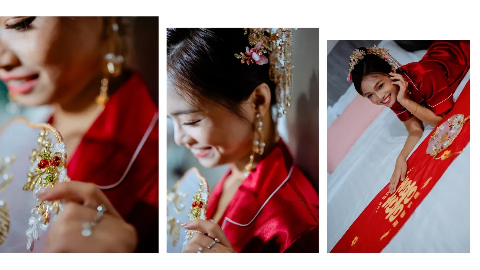Su Leng & Sook Yin Chinese tea ceremony blessing, family memory frame 03, by Famous Bridal Kuantan