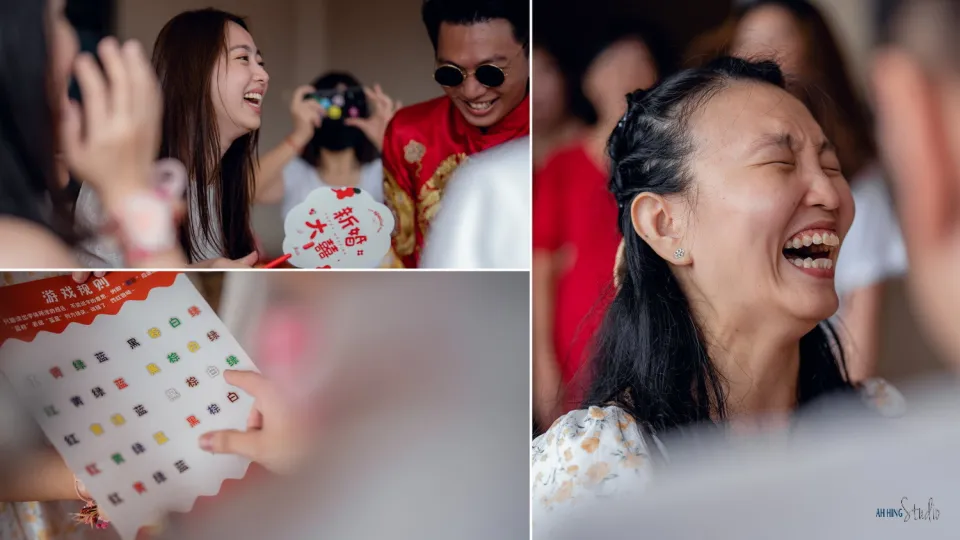 Wuh Hou & Sze Minn documentary wedding moment, album detail frame 36, by Famous Bridal Kuantan