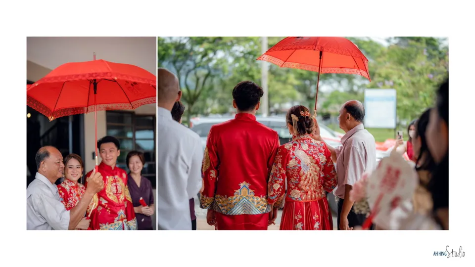 Wuh Hou & Sze Minn traditional Chinese wedding detail, quiet in-between moment frame 90, by Famous Bridal Kuantan
