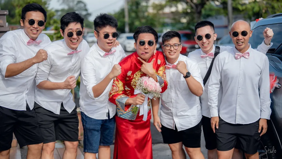 Wuh Hou & Sze Minn wedding morning ceremony moment, documentary transition frame 24, by Famous Bridal Kuantan