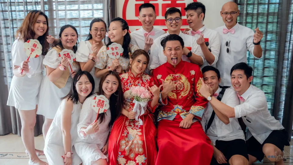 Wuh Hou & Sze Minn Chinese tea ceremony blessing, family memory frame 83, by Famous Bridal Kuantan