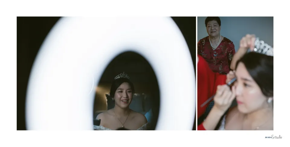 Yit Loong & Diana bride preparation photography, album detail frame 12, by Famous Bridal Kuantan