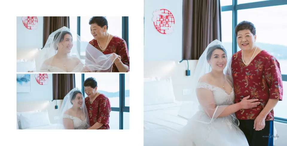 Yit Loong & Diana guest candid wedding photo, quiet in-between moment frame 18, by Famous Bridal Kuantan